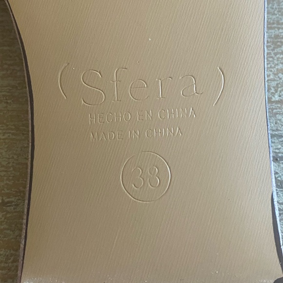 Nude/Blush Sfera Sandals, size 7 (38) - Picture 3 of 6